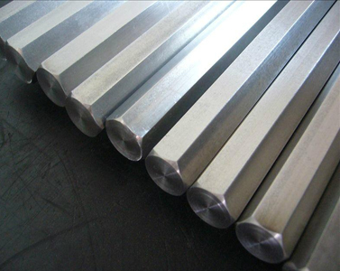 Titanium hexangular bar-rod